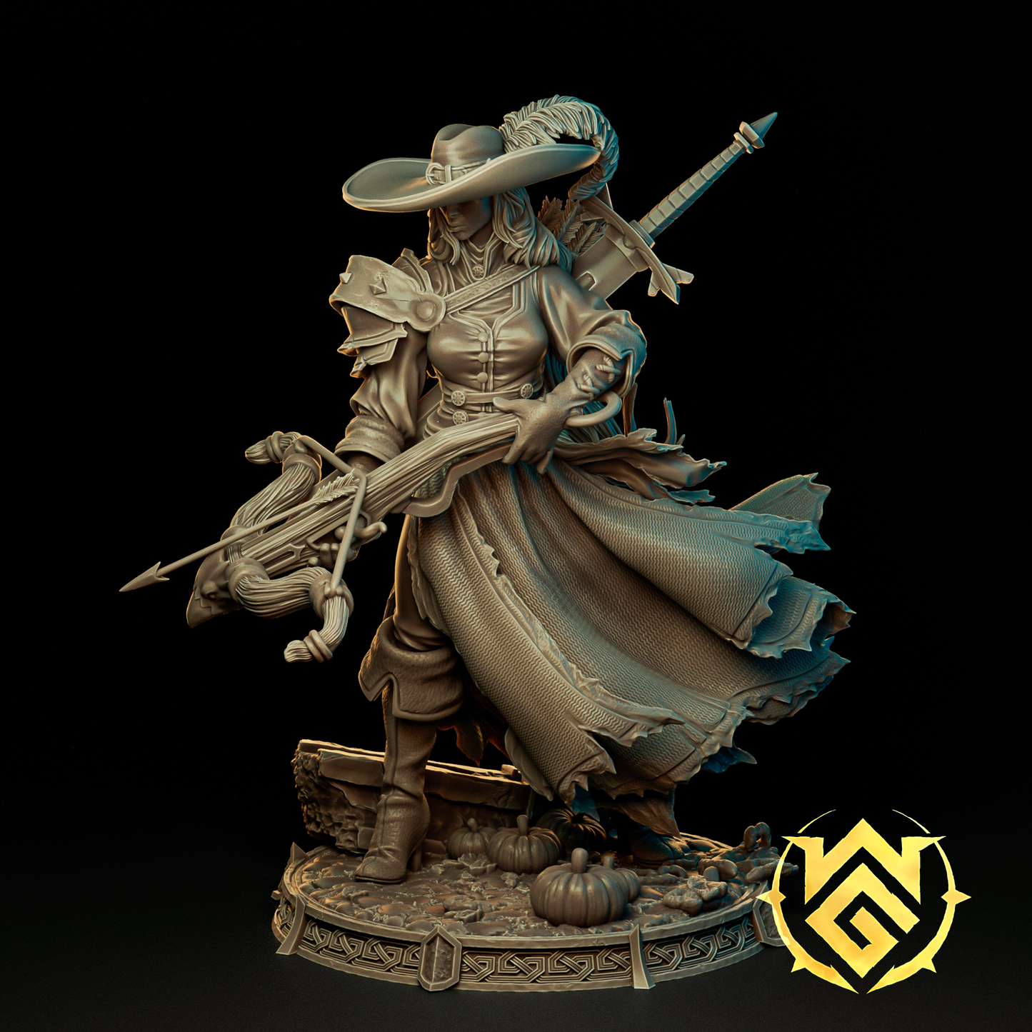 Demon Hunter Mara Miniature | Witchguild Minis