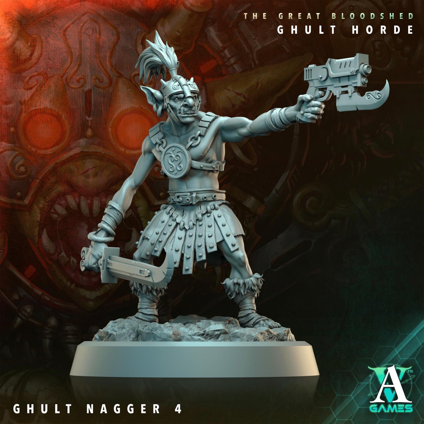 Ghult Nagger Miniatures (Set of 5 unique) | Archvillain Games