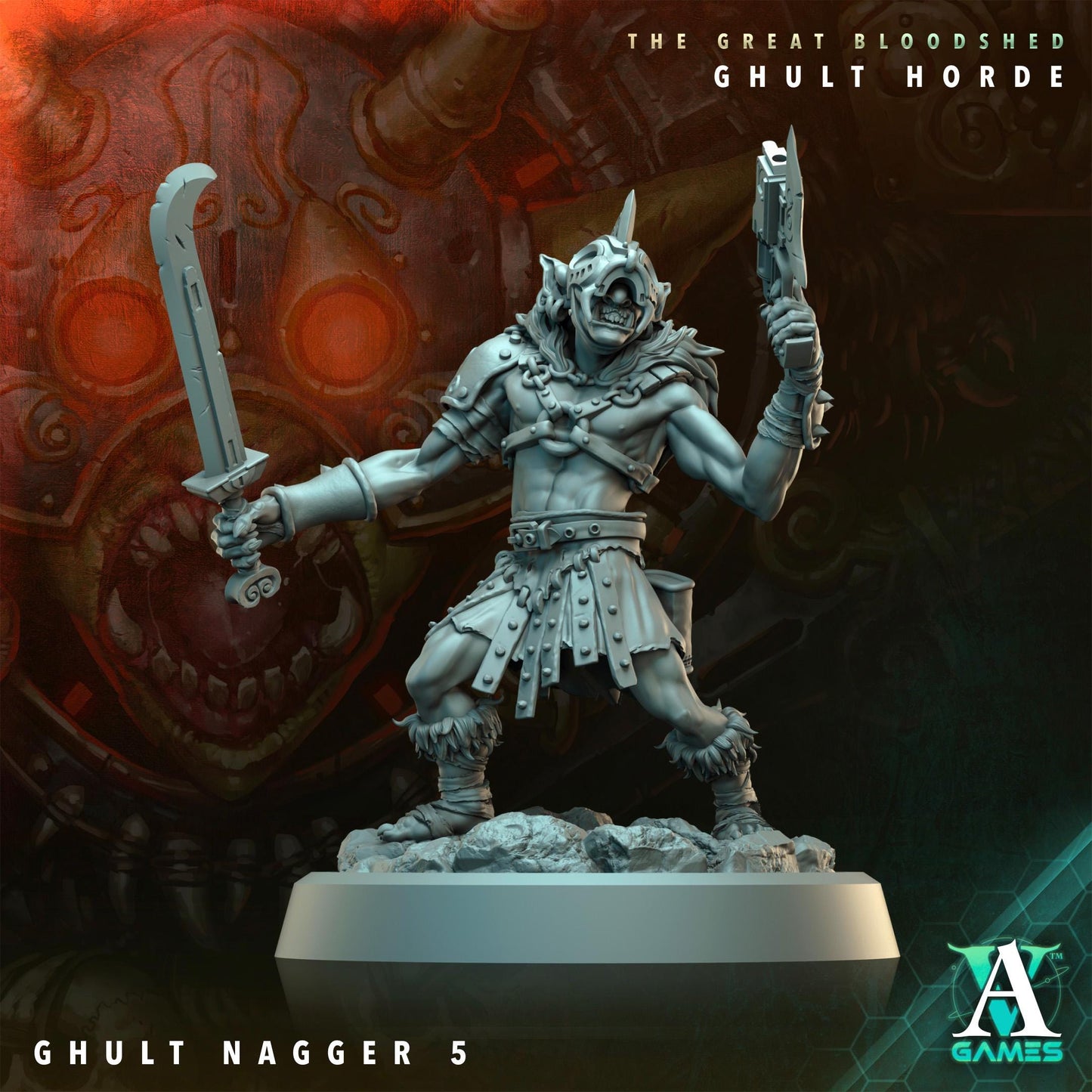 Ghult Nagger Miniatures (Set of 5 unique) | Archvillain Games