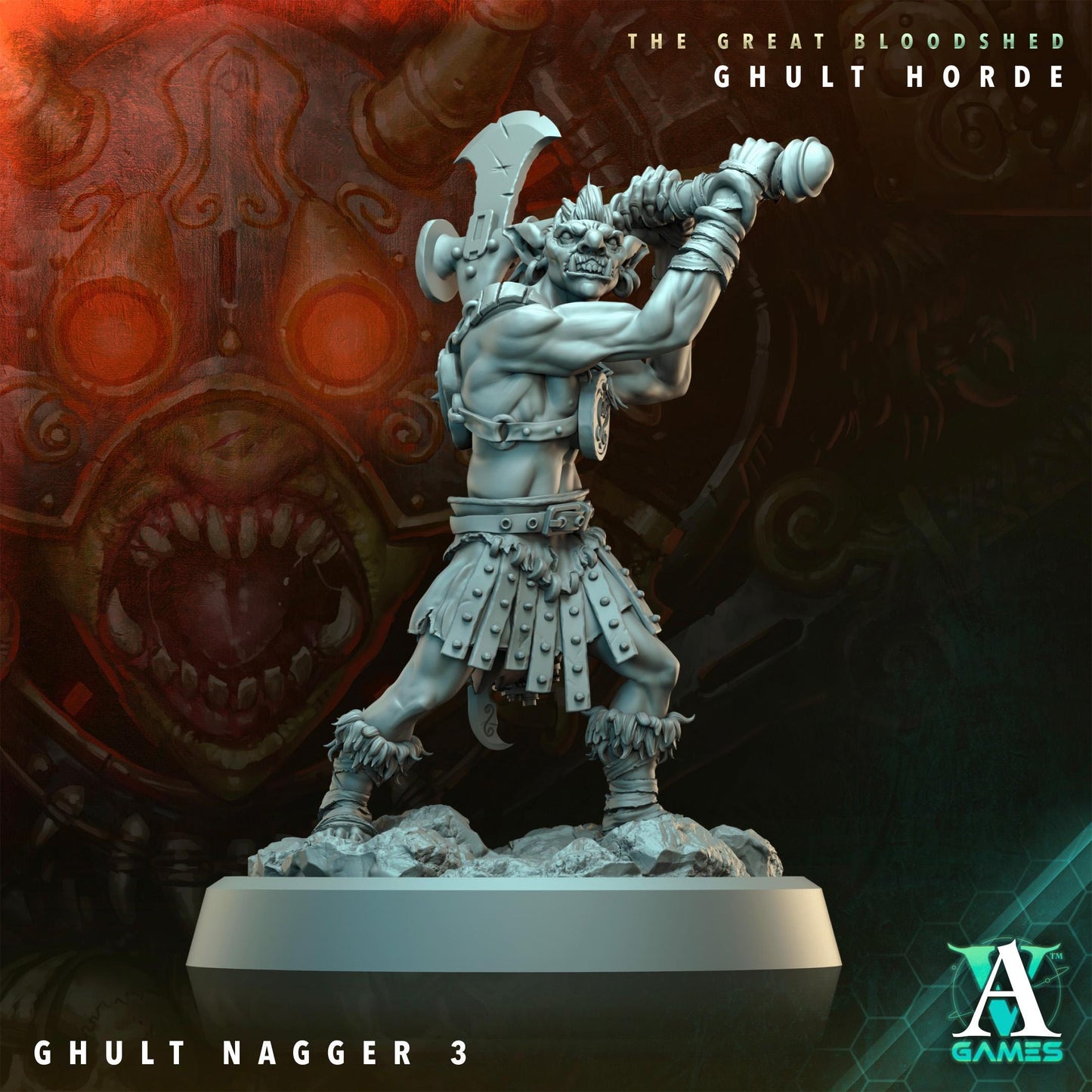 Ghult Nagger Miniatures (Set of 5 unique) | Archvillain Games