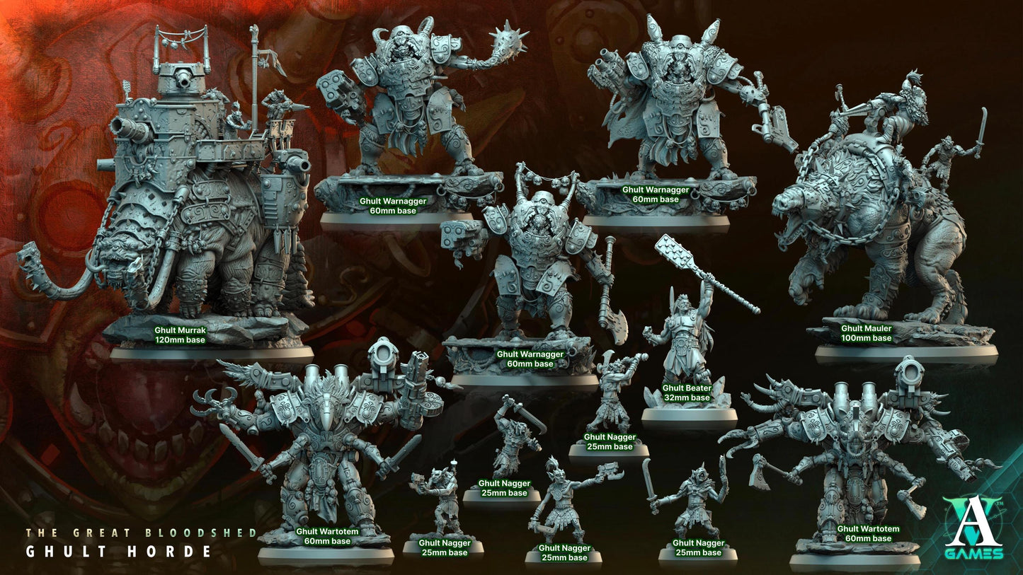 Ghult Wartotem Miniatures | Archvillain Games | Sci-Fi Wargaming | OPR-Compatible