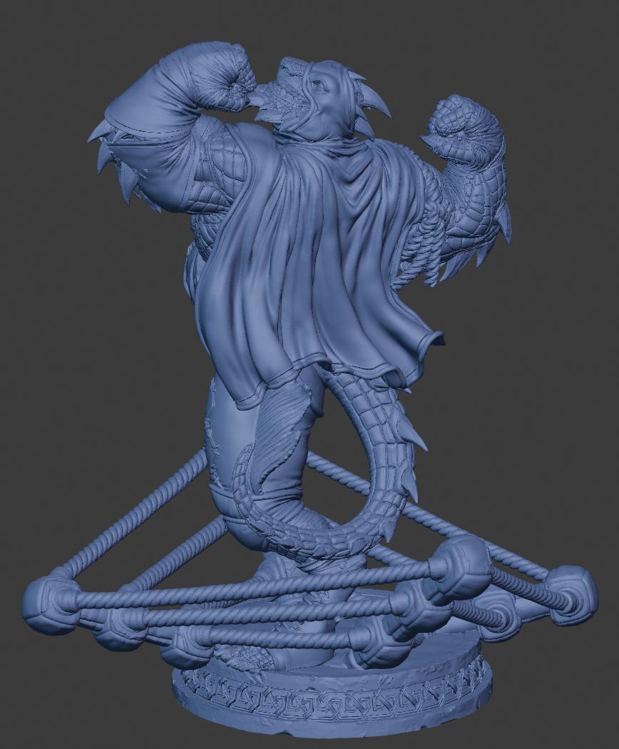 Diego, the Destroyer Miniature | Witchguild Minis | Dragonborn Monk | TTRPG | Character Minis