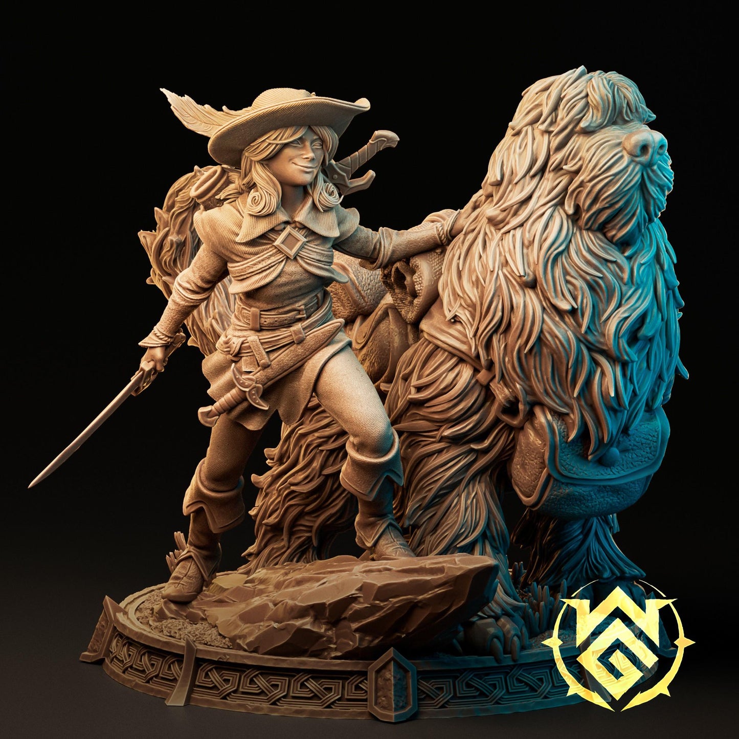 Hound Tamer Bell Miniature | Witchguild Minis