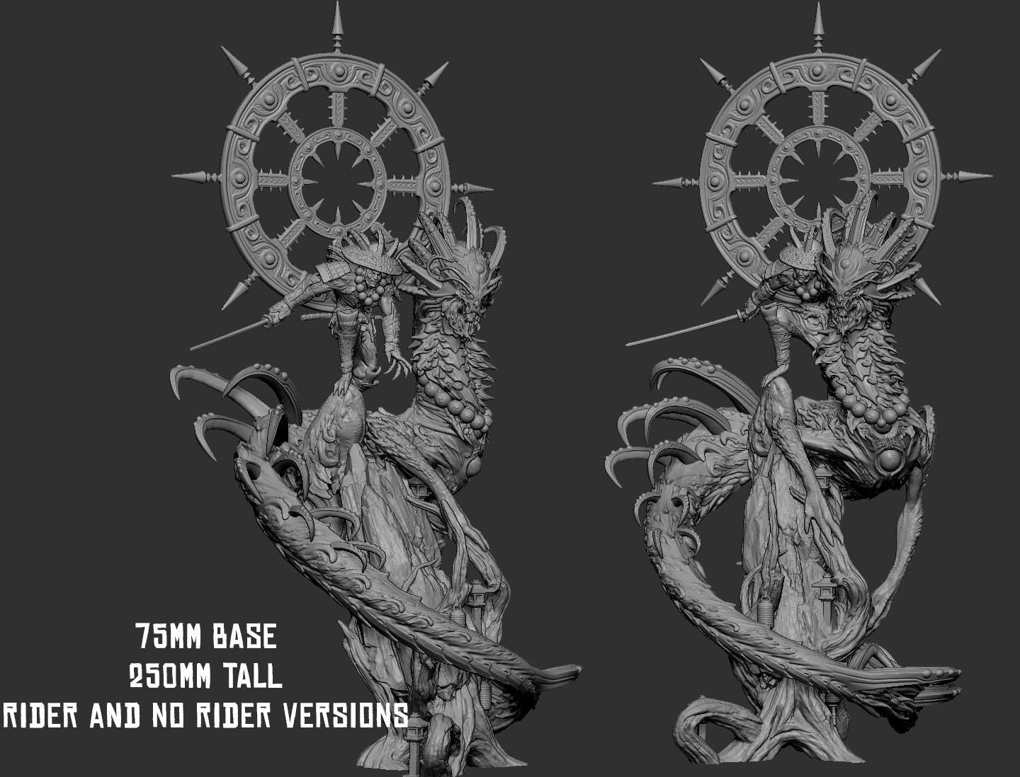 Flawed Dragon Mimic | Mini Monster Mayhem | Celestial Dragon Miniature | TTRPG | Fantasy Wargaming