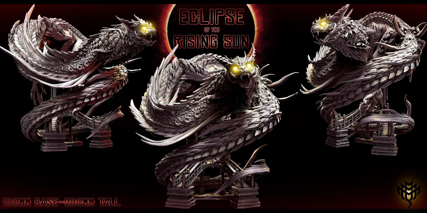 Banekeno, Celestial Cat Dragon | Mini Monster Mayhem | Celestial Dragon Miniature | TTRPG | Fantasy Wargaming