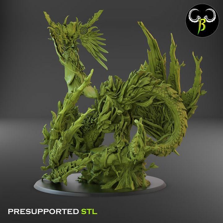 Forest Herald | Clay Beast Creations | Fantasy Wargaming | TTRPGs | 32mm scale