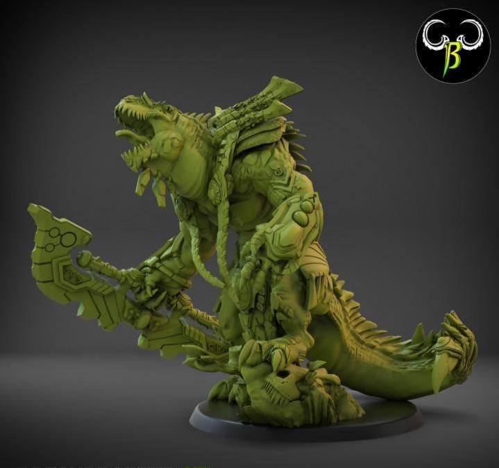 Ancient Sun Lord Miniature | Clay Beast Creations | Fantasy Wargaming | TTRPGs | 32mm Scale