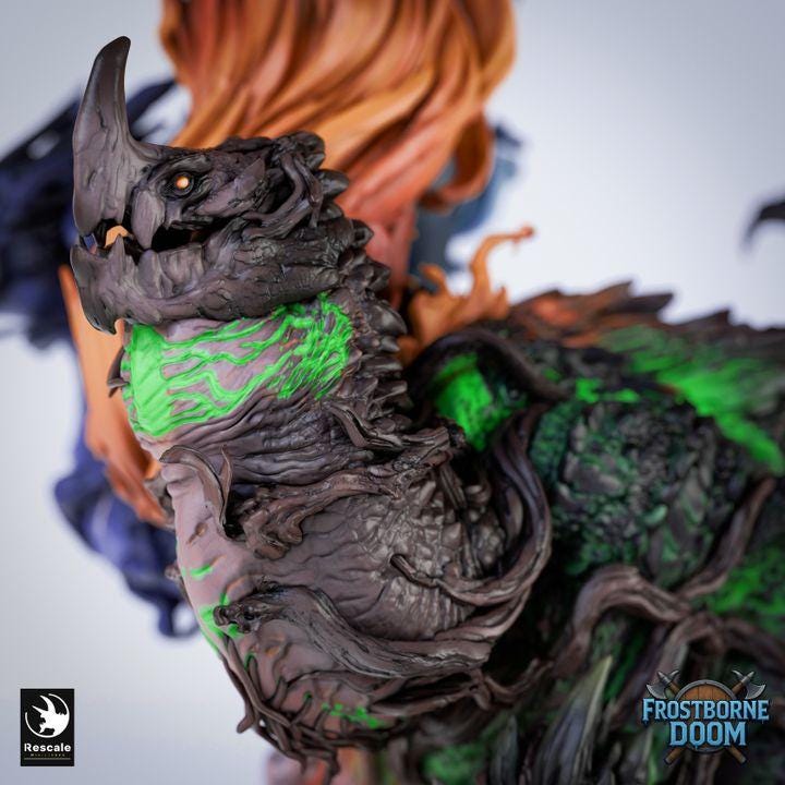 Elemental Dragon Miniature | Rescale Miniatures | TTRPG | Fantasy Wargaming