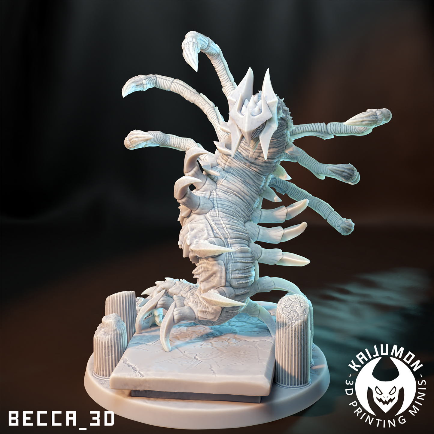 Kaijumon Lord of Darkness Miniatures | 3D Printed Collectible | Figurines