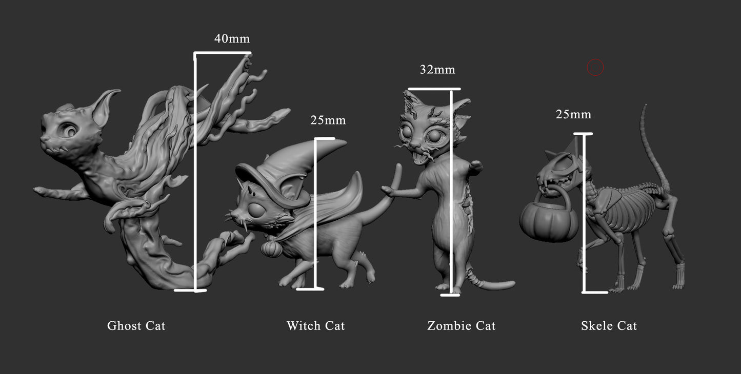 Halloween Kittens Miniatures | Mini Monster Mayhem