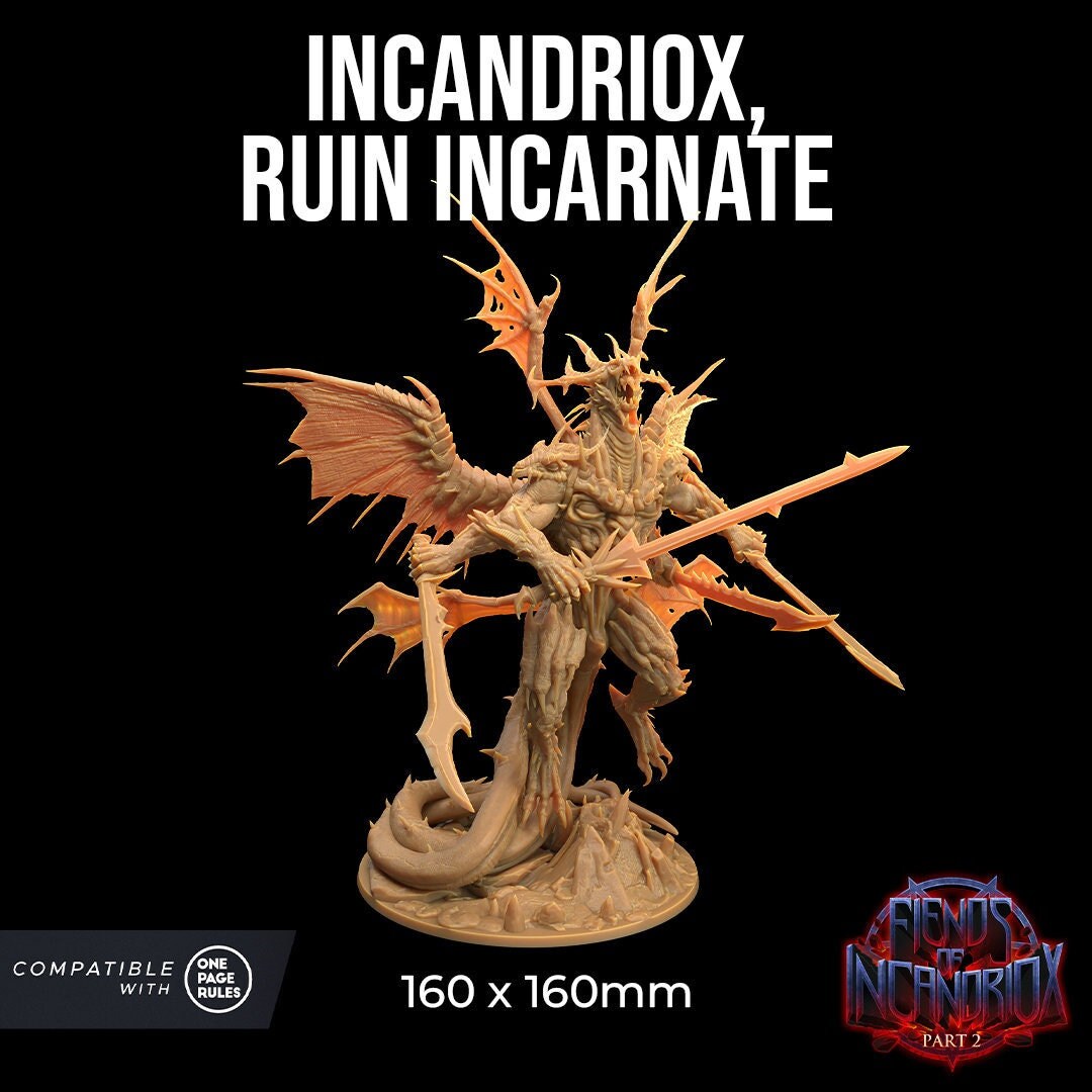 Incandriox, Ruin Incarnate MASSIVE Miniature | Dragon Trappers Lodge