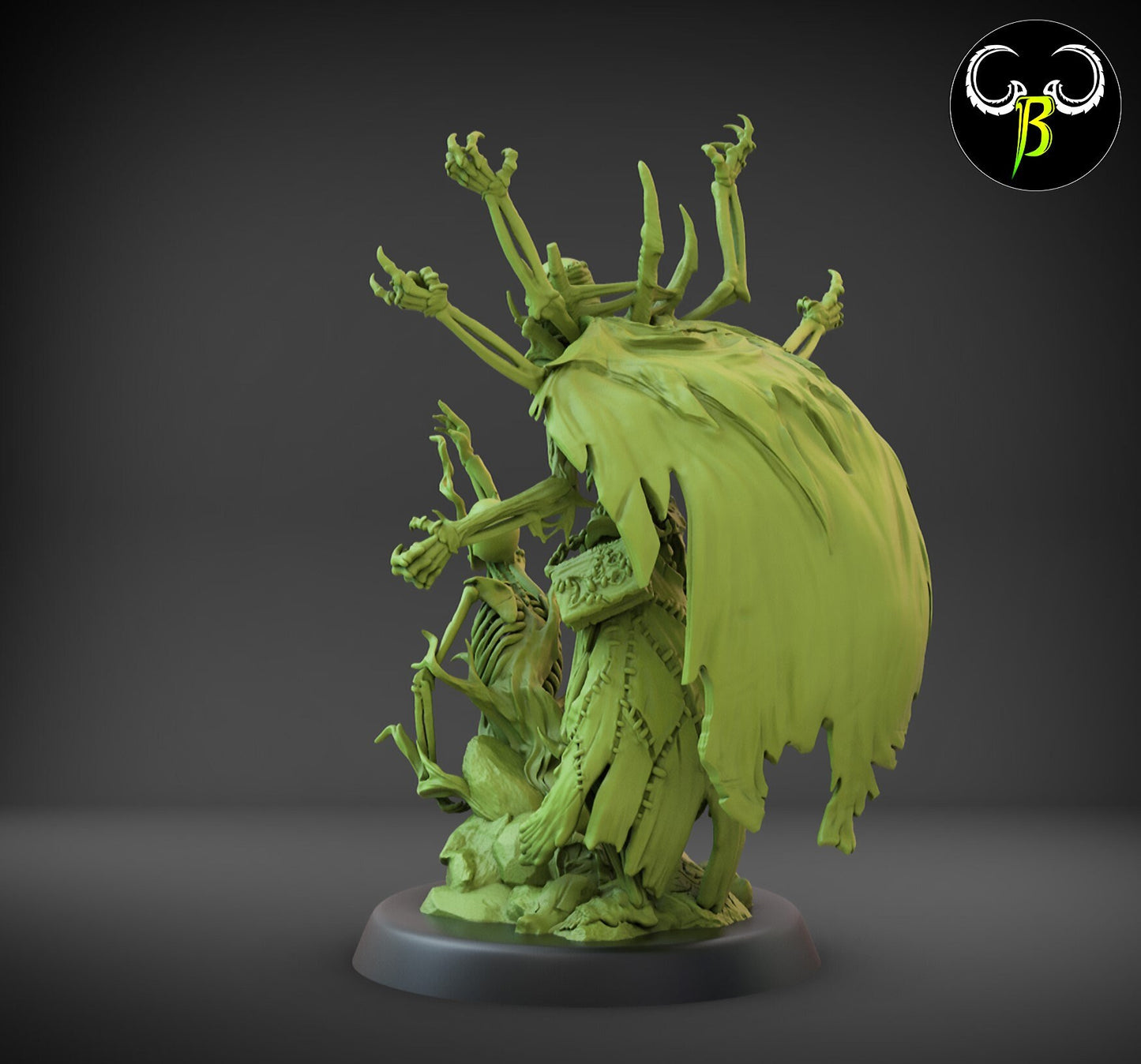 Bonemancer Miniature | Clay Beast Creations