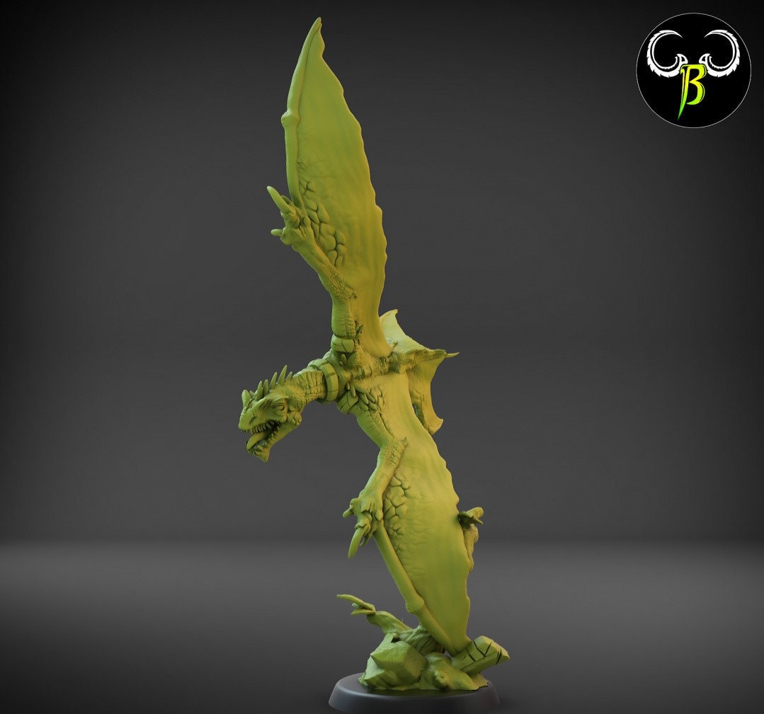 Raptawing Squad Miniatures | Clay Beast Creations