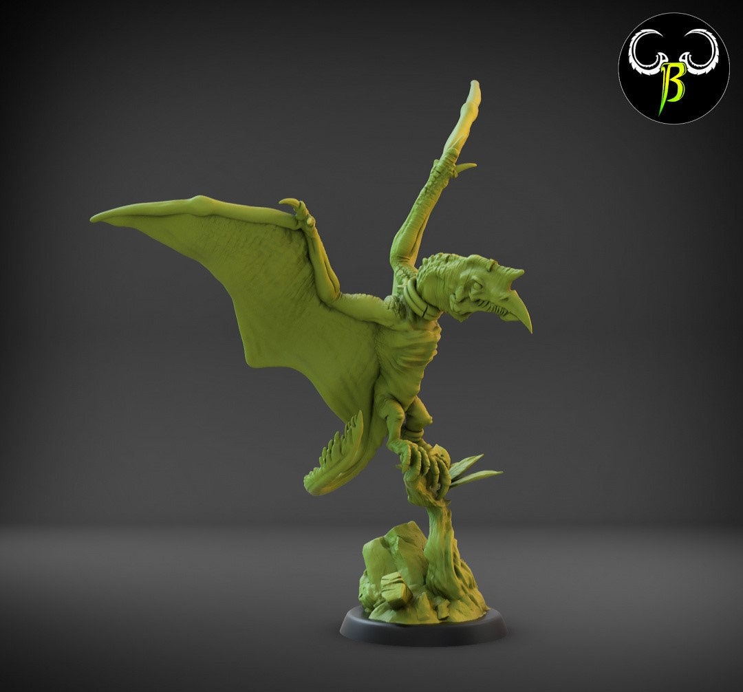 Raptawing Squad Miniatures | Clay Beast Creations