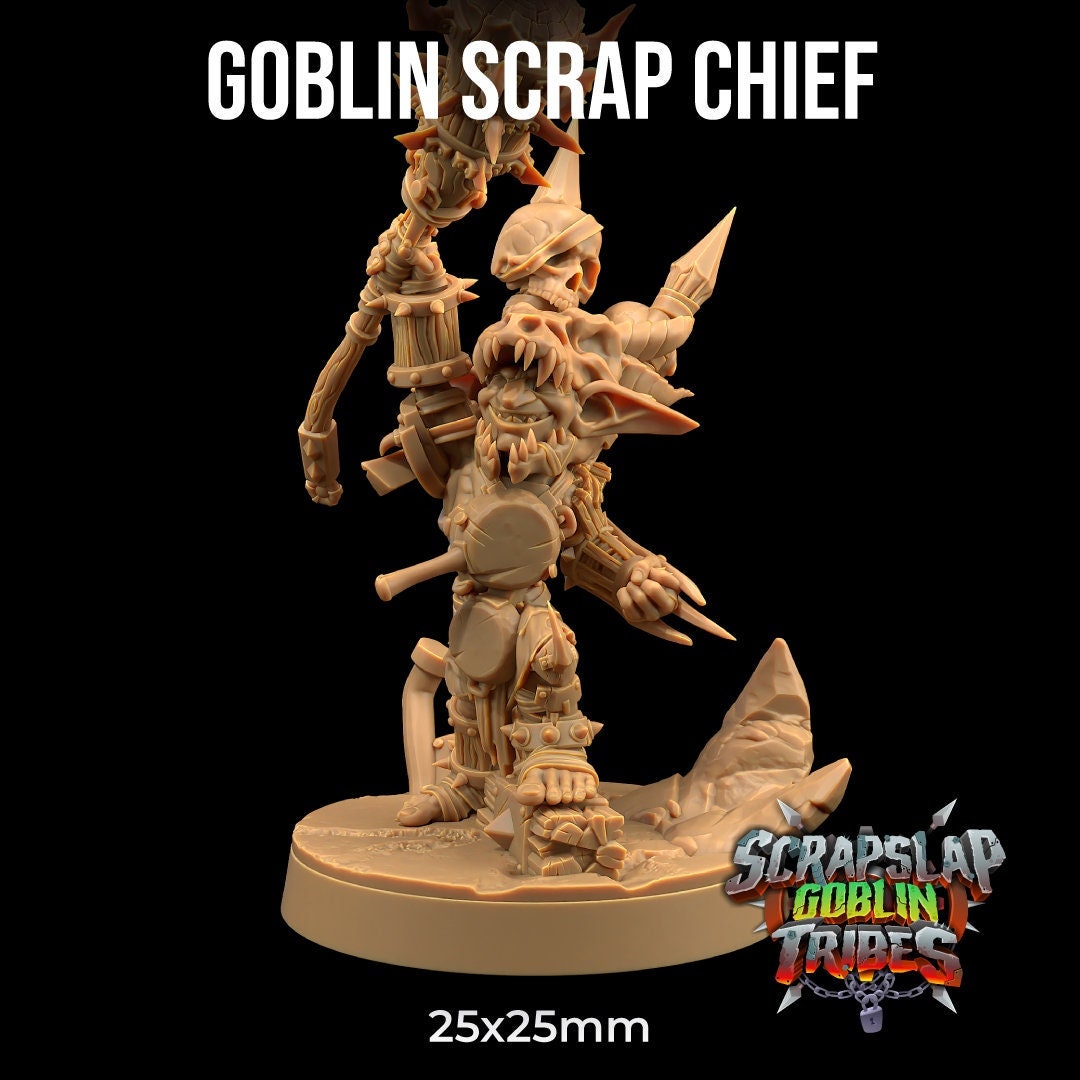 Goblin Scrap Chief Miniature | Dragon Trappers Lodge