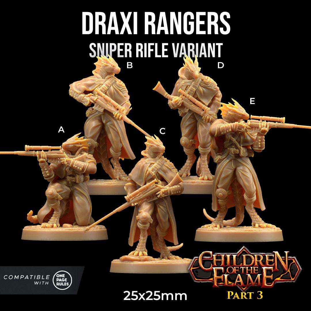 Draxi Rangers Miniatures | Dragon Trappers Lodge