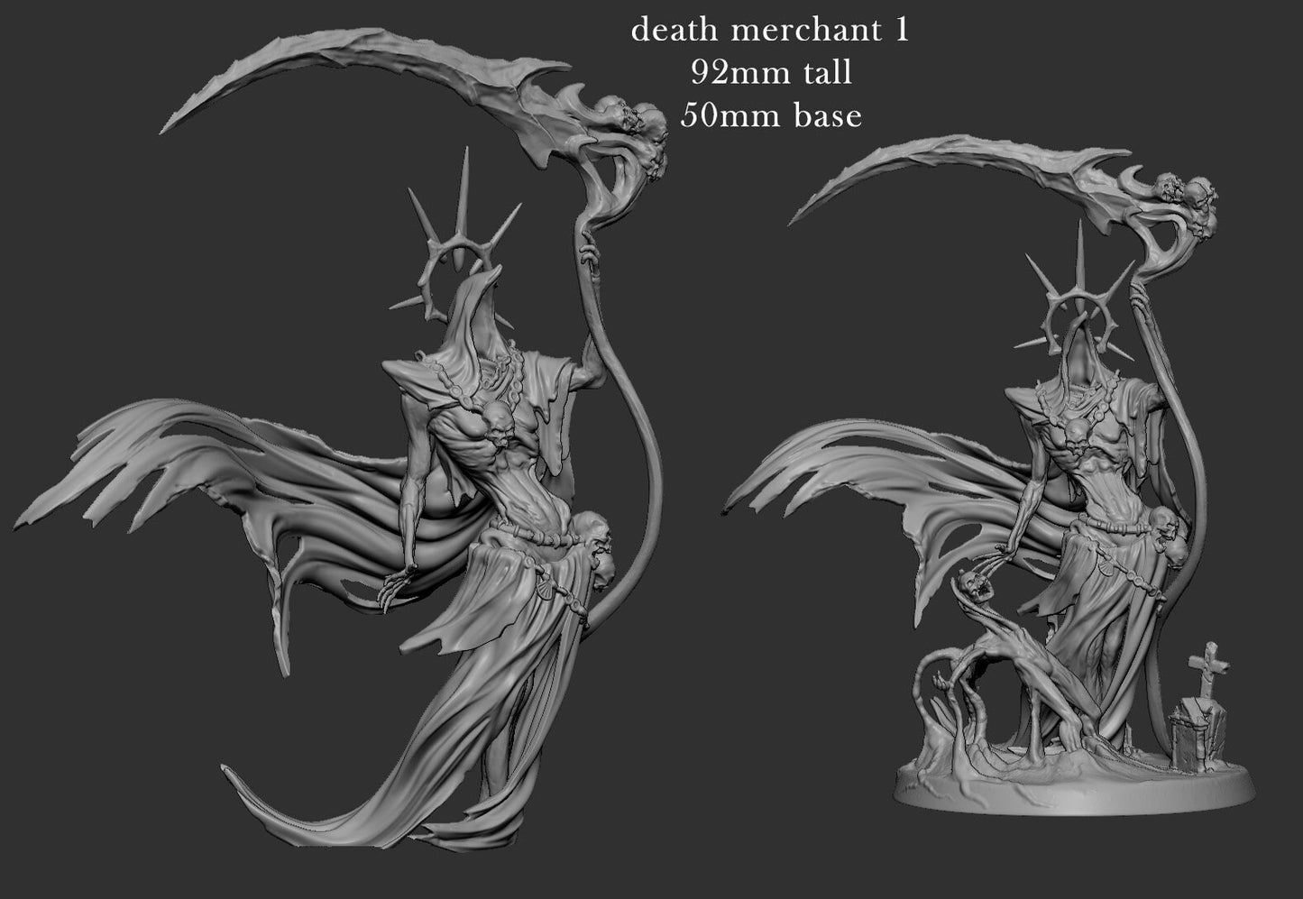 Deaths Merchant Miniature | Mini Monster Mayhem