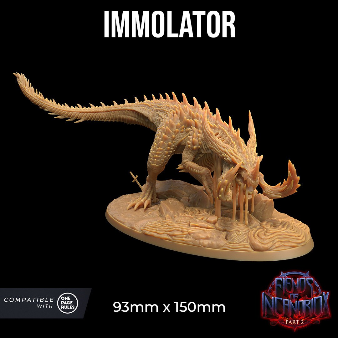 Immolator Miniature | Dragon Trappers Lodge