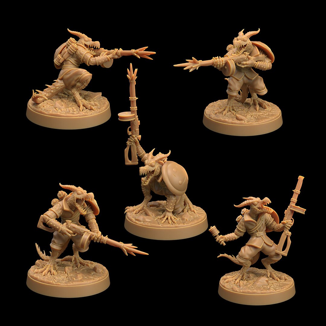 Kobold Troopers Miniatures | Dragon Trappers Lodge
