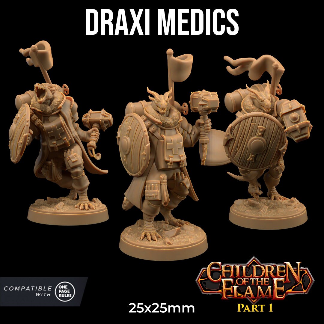 Draxi Medics Miniatures | Dragon Trappers Lodge