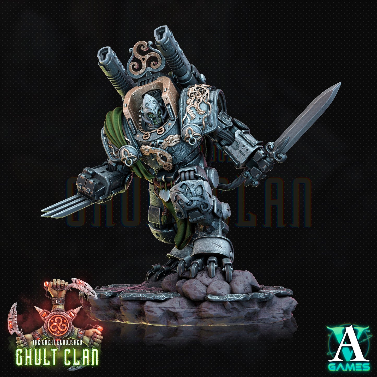 Ghult Slaugh Orc Miniatures (Set of 5 unique) | Archvillain Games