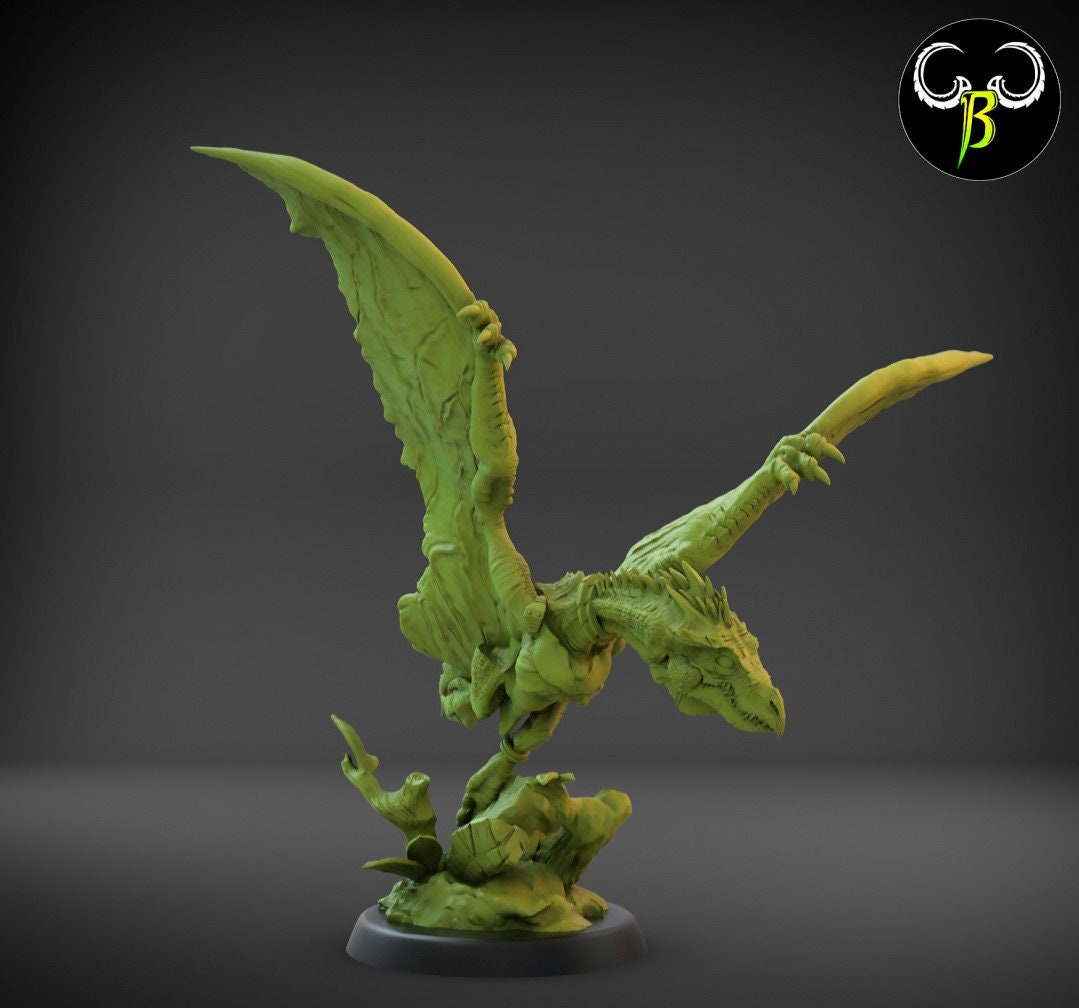 Raptawing Squad Miniatures | Clay Beast Creations