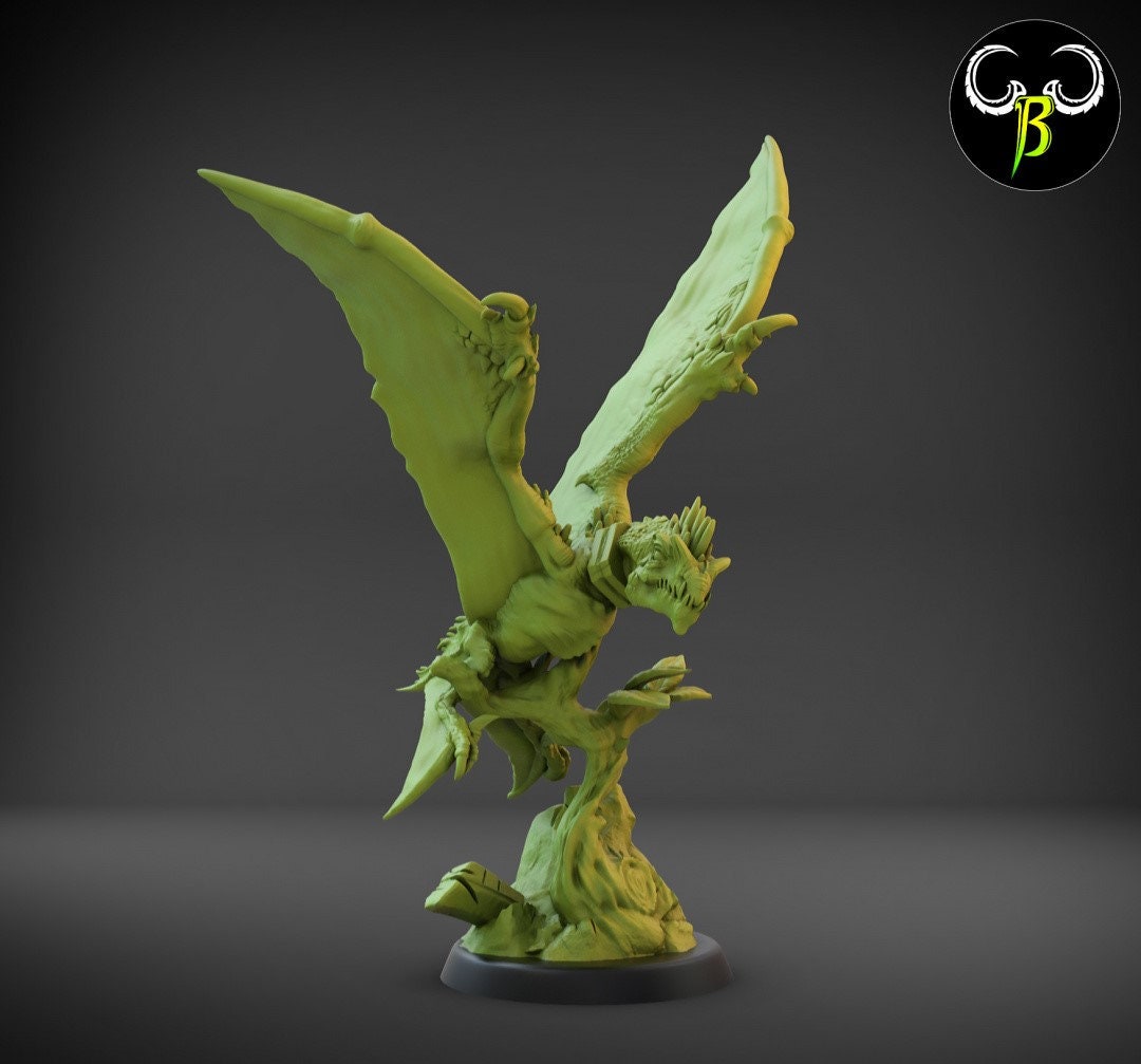 Raptawing Squad Miniatures | Clay Beast Creations