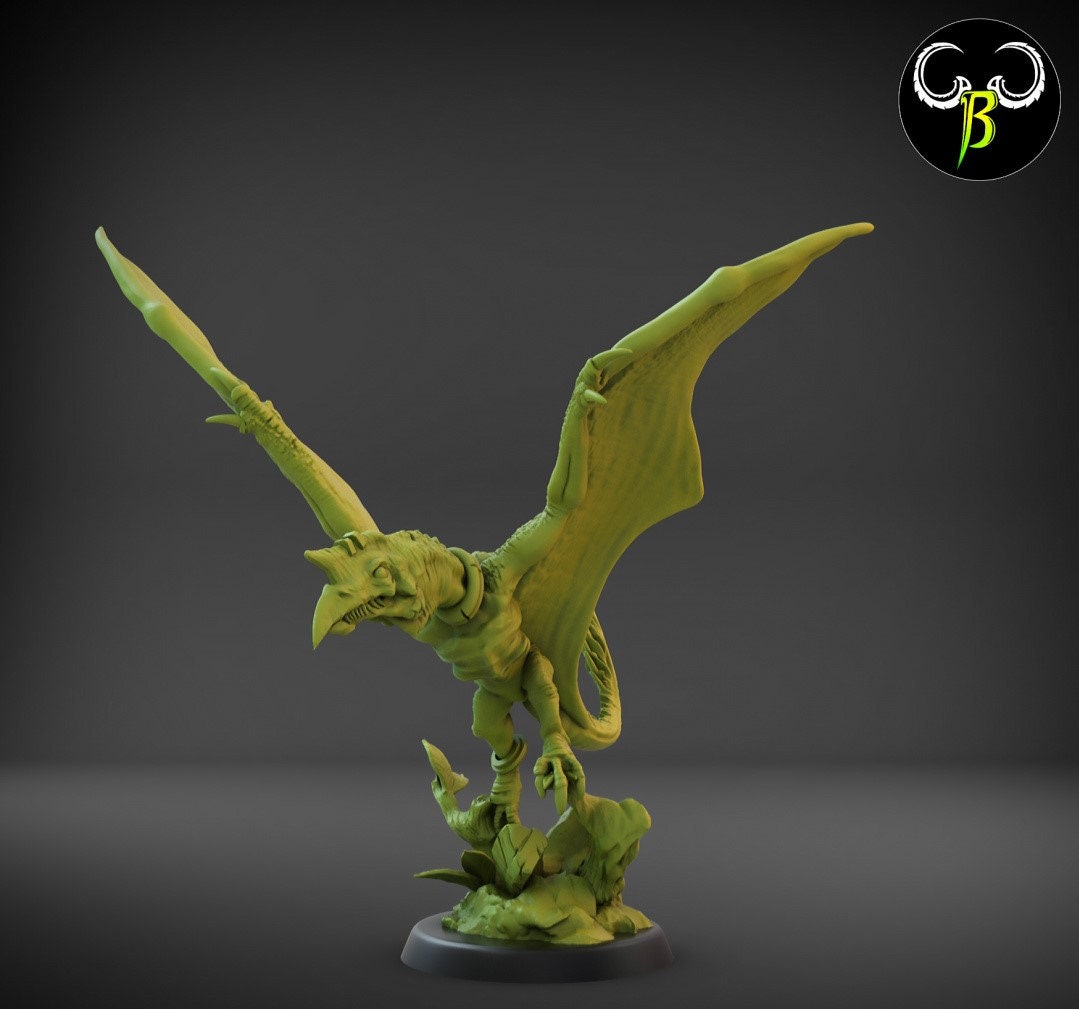 Raptawing Squad Miniatures | Clay Beast Creations