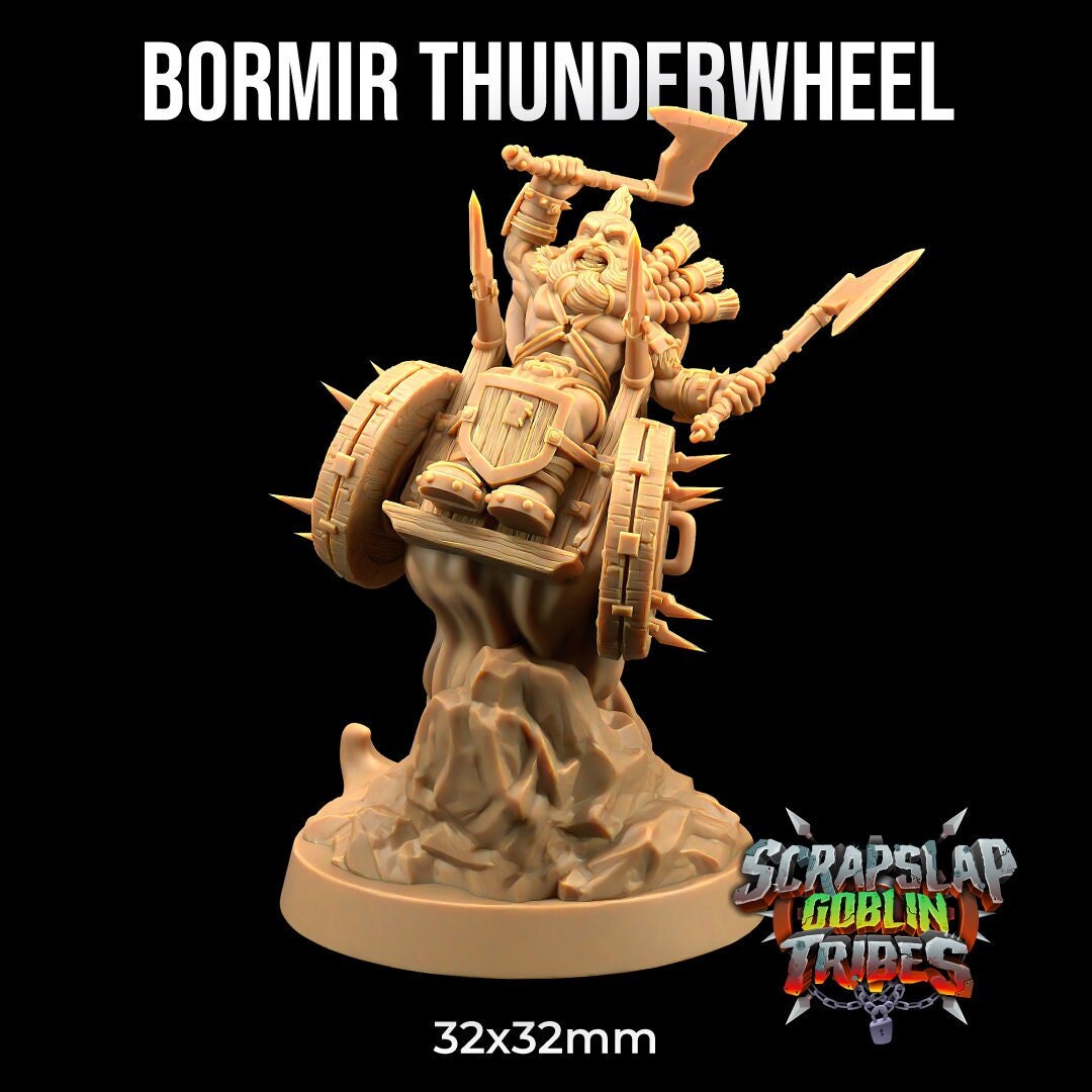 Bormir Thunderwheel Miniature | Dragon Trappers Lodge
