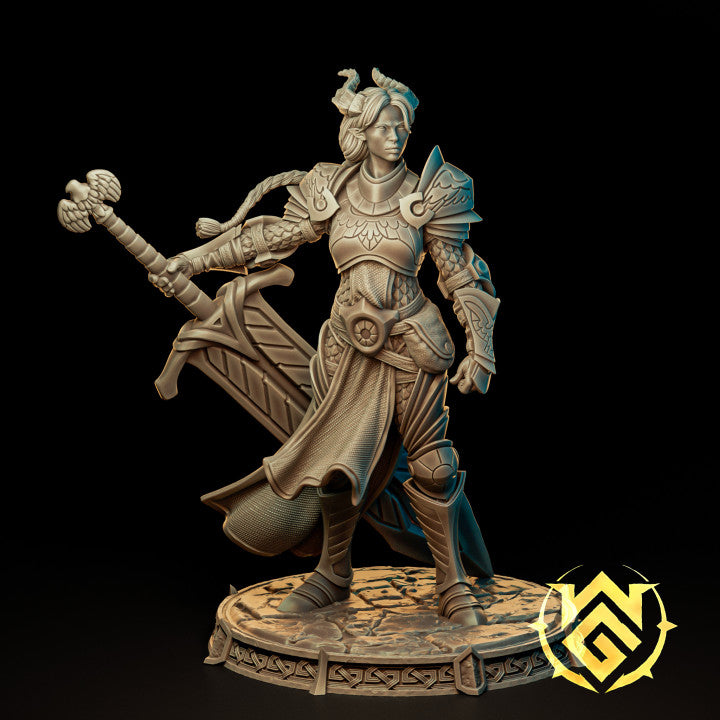 The Duskgate Champion Miniature | Witchguild Minis