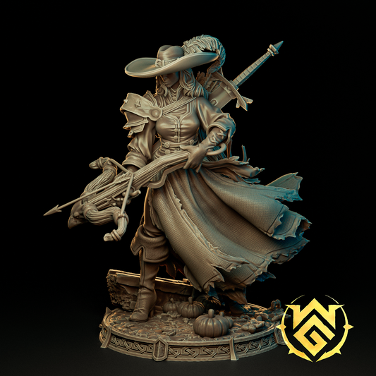 Demon Hunter Mara Miniature | Witchguild Minis