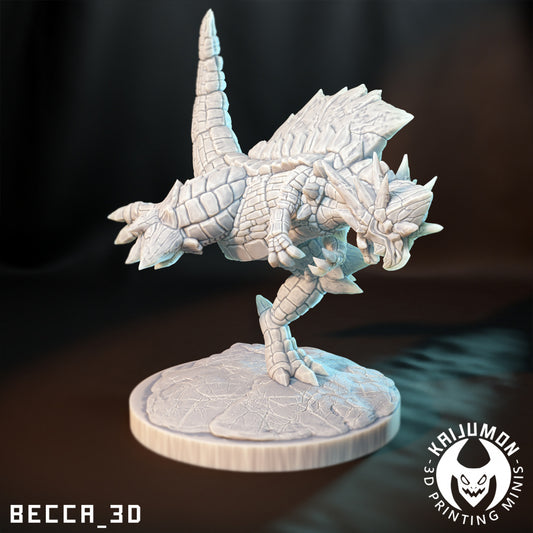 Kaijumon Rampart Dinosaur Miniature