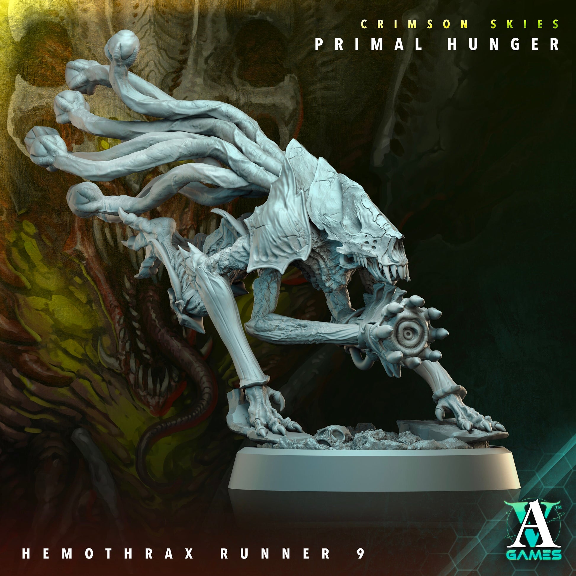 Hemothrax Runner Miniatures (Set of 10) | Archvillain Games