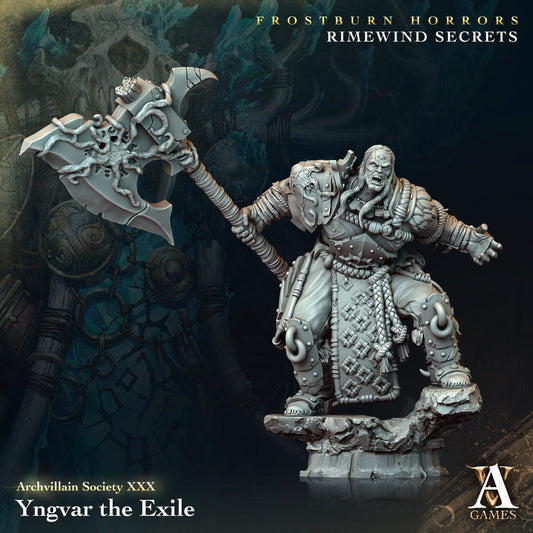 Yngvar, The Exile Miniature | Archvillain Games