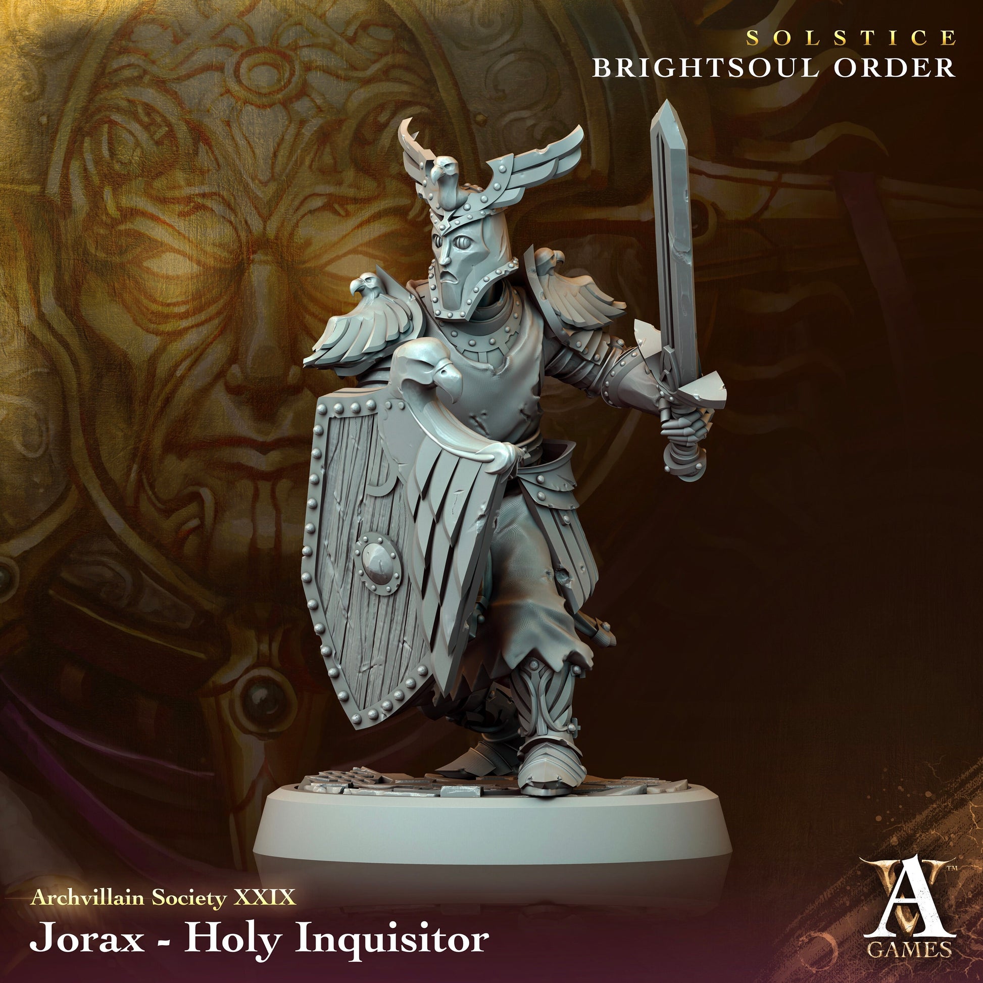 Jorax, Holy Inquisitor Miniature | Archvillain Games