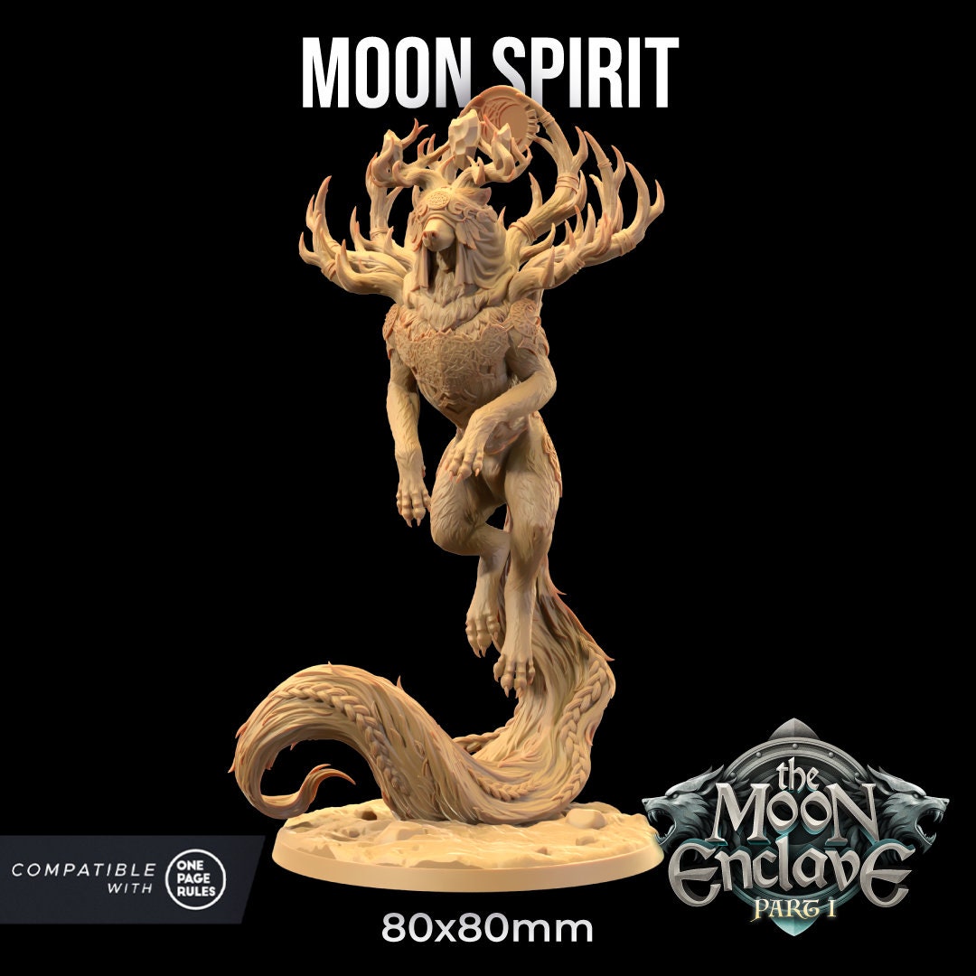 Moon Spirit Miniature | Dragon Trappers Lodge