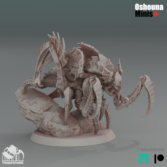 King Leaper Miniature | Oshouna Minis | Wargaming | OPR Alien Hives