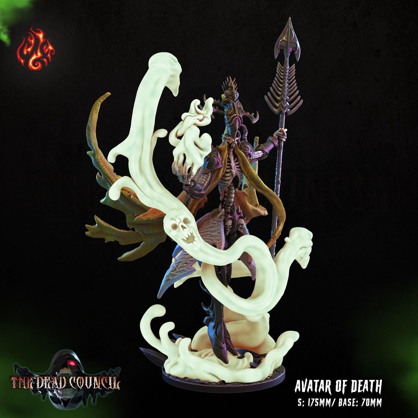 Avatar of Death | Crippled God Foundry | TTRPG Minis | Fantasy Wargaming Miniatures | 32mm scale