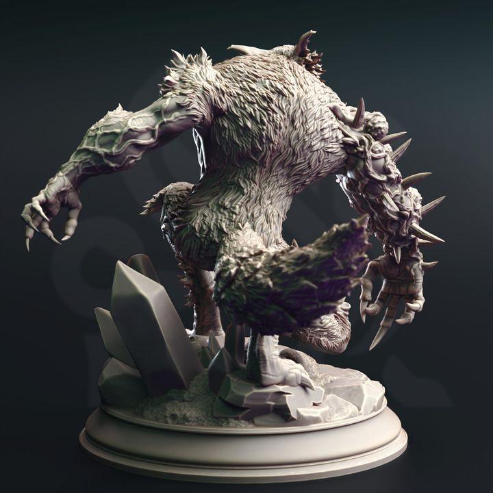 Bloodclaw, Abominable Werewolf Miniature | DM Stash | Monster Encounter | 32mm Scale