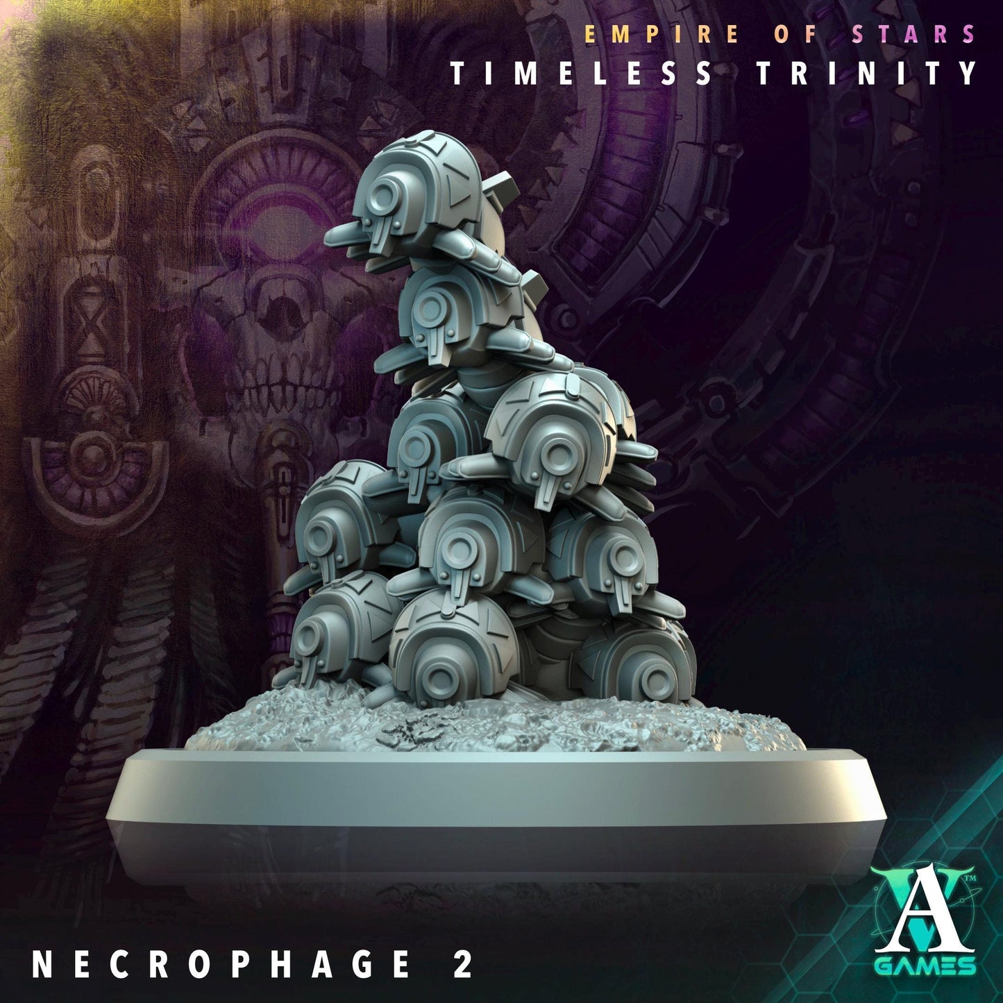 Necrophage Swarm Miniatures (Set of 3) | Archvillain Games | Sci-Fi Wargaming