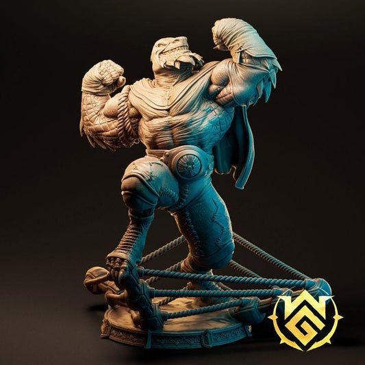 Diego, the Destroyer Miniature | Witchguild Minis | Dragonborn Monk | TTRPG | Character Minis