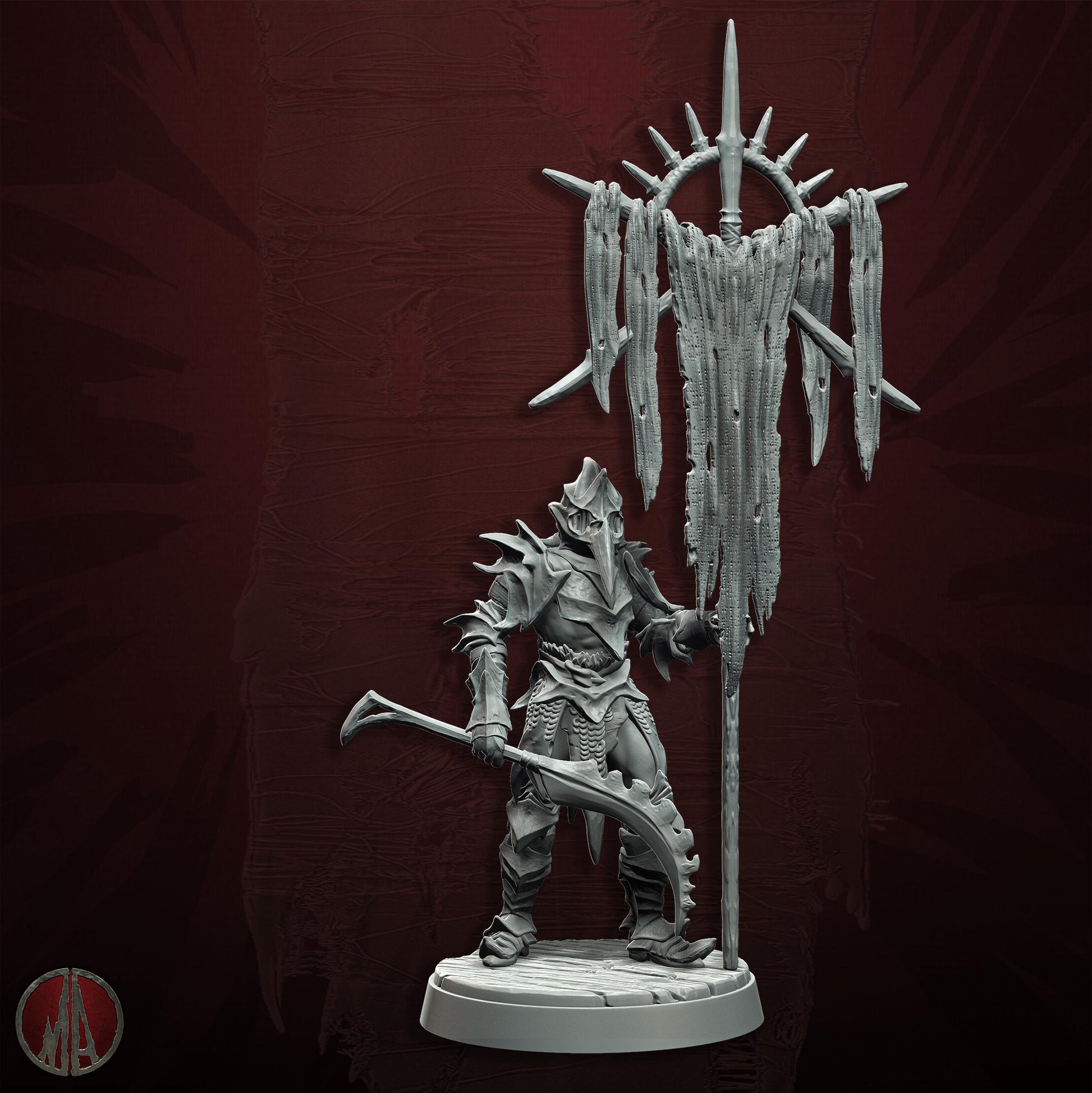 Orc Flagbearers Miniatures | Monolith Arts | Fantasy Wargaming