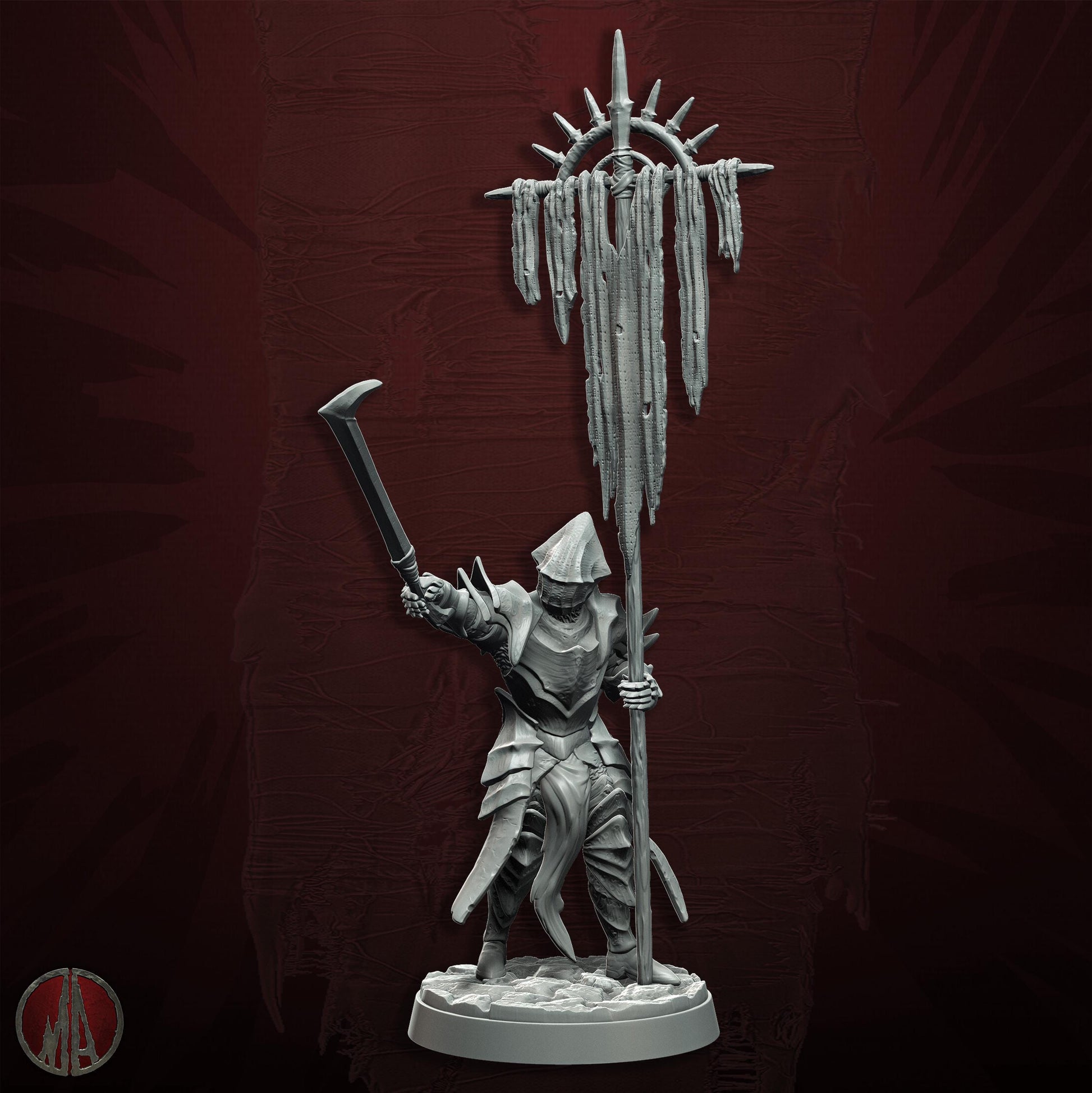 Orc Flagbearers Miniatures | Monolith Arts | Fantasy Wargaming