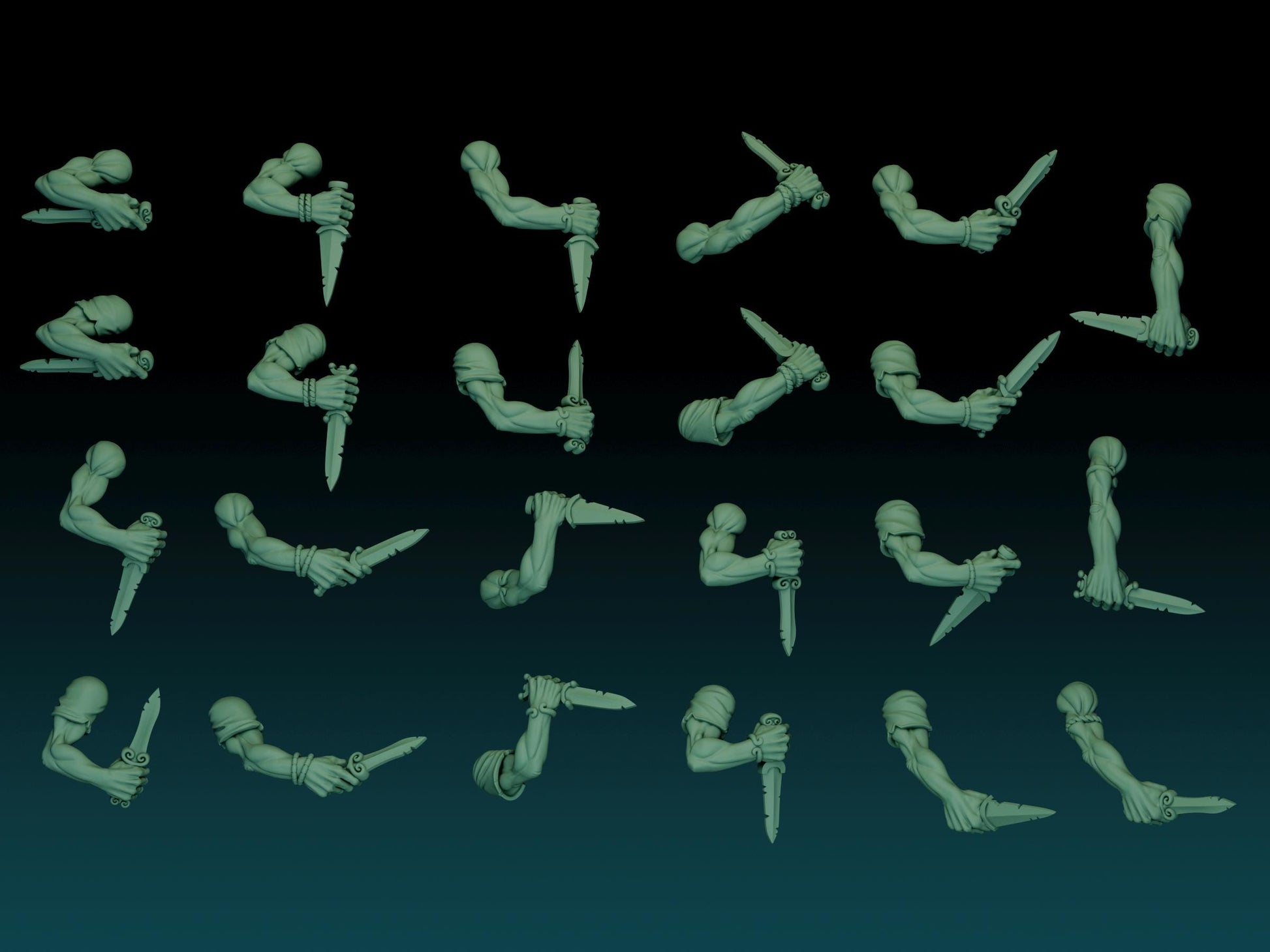 Longsnouts Orc Soldiers Miniatures Kit | The Longsnouts | Fantasy Wargaming | 32mm Scale