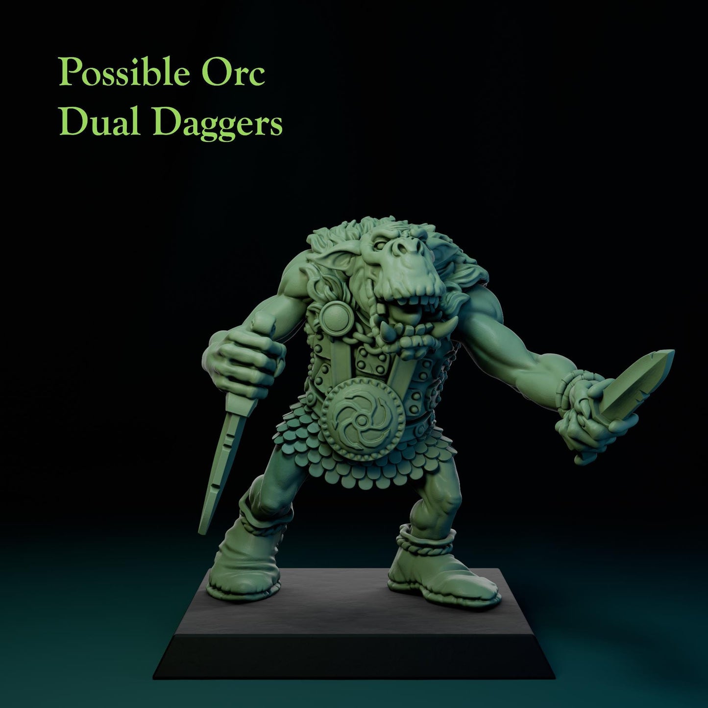Longsnouts Orc Soldiers Miniatures Kit | The Longsnouts | Fantasy Wargaming | 32mm Scale