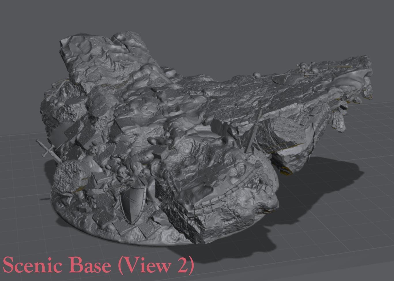 Galn Beast Rider Orc Miniature | Archvillain Games | Fantasy or Sci-Fi Wargaming | TTRPGs | 32mm Scale