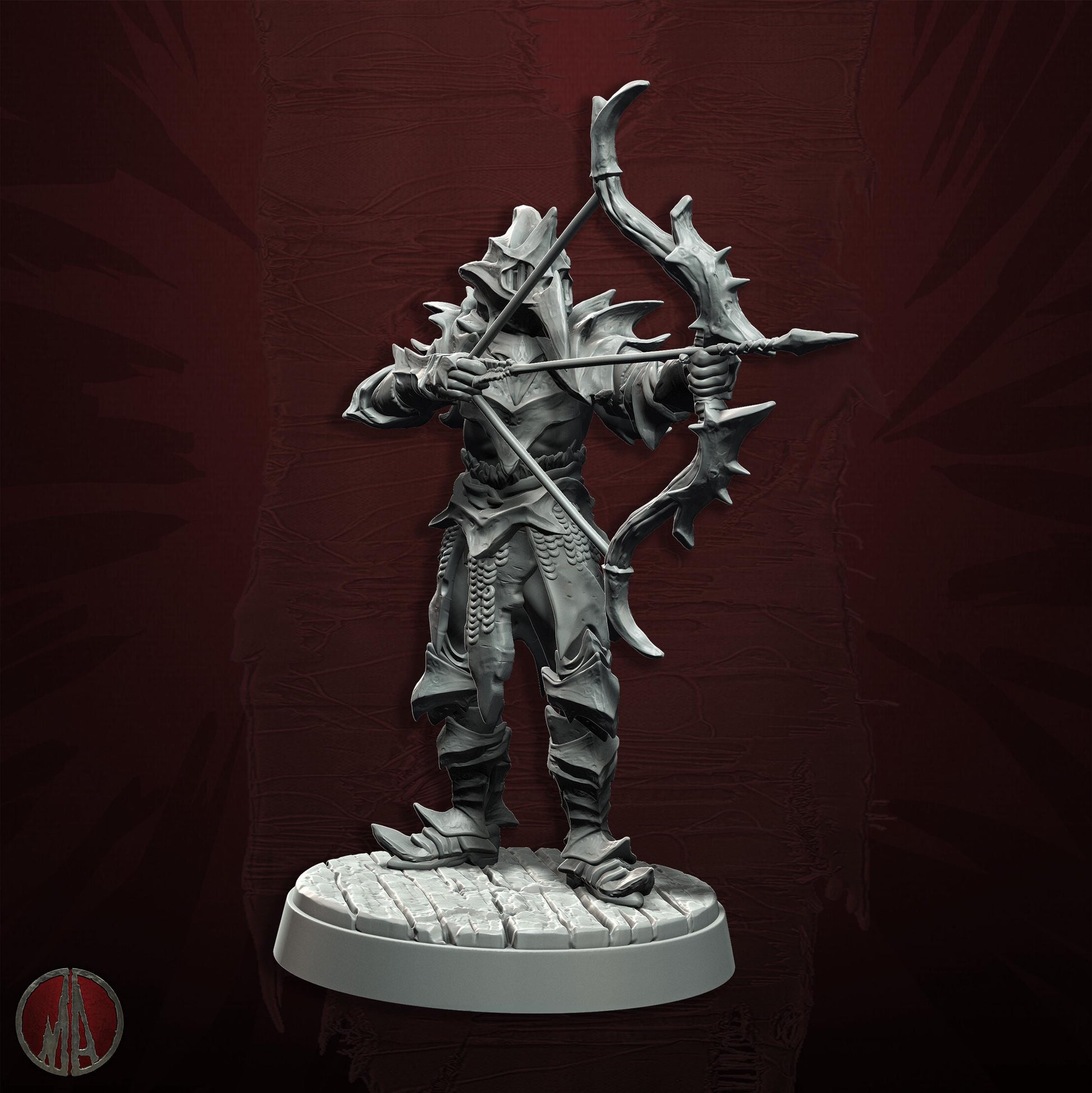 Orc Archers Miniatures (Set of 5) | Monolith Arts | Fantasy Wargaming