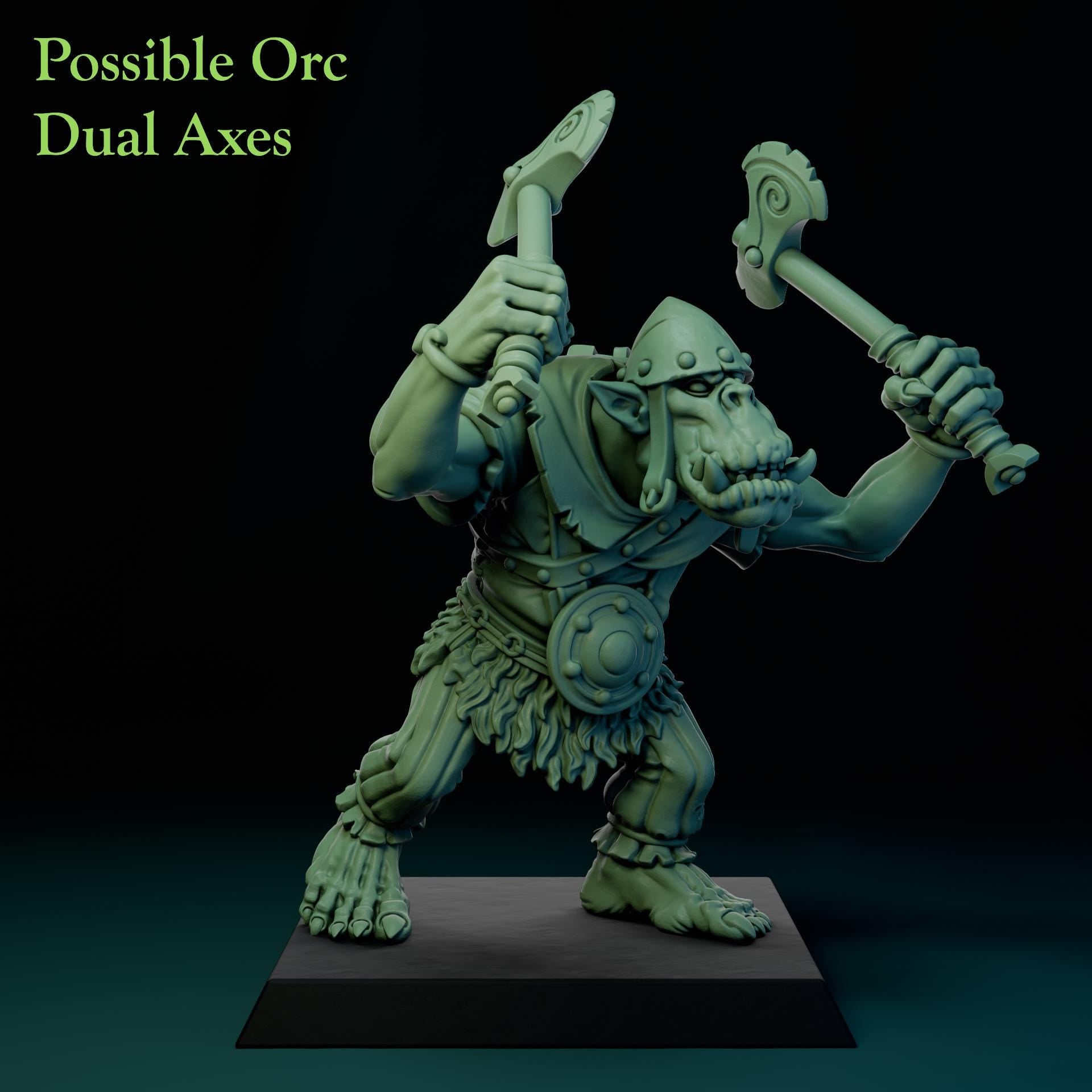 Longsnouts Orc Soldiers Miniatures Kit | The Longsnouts | Fantasy Wargaming | 32mm Scale