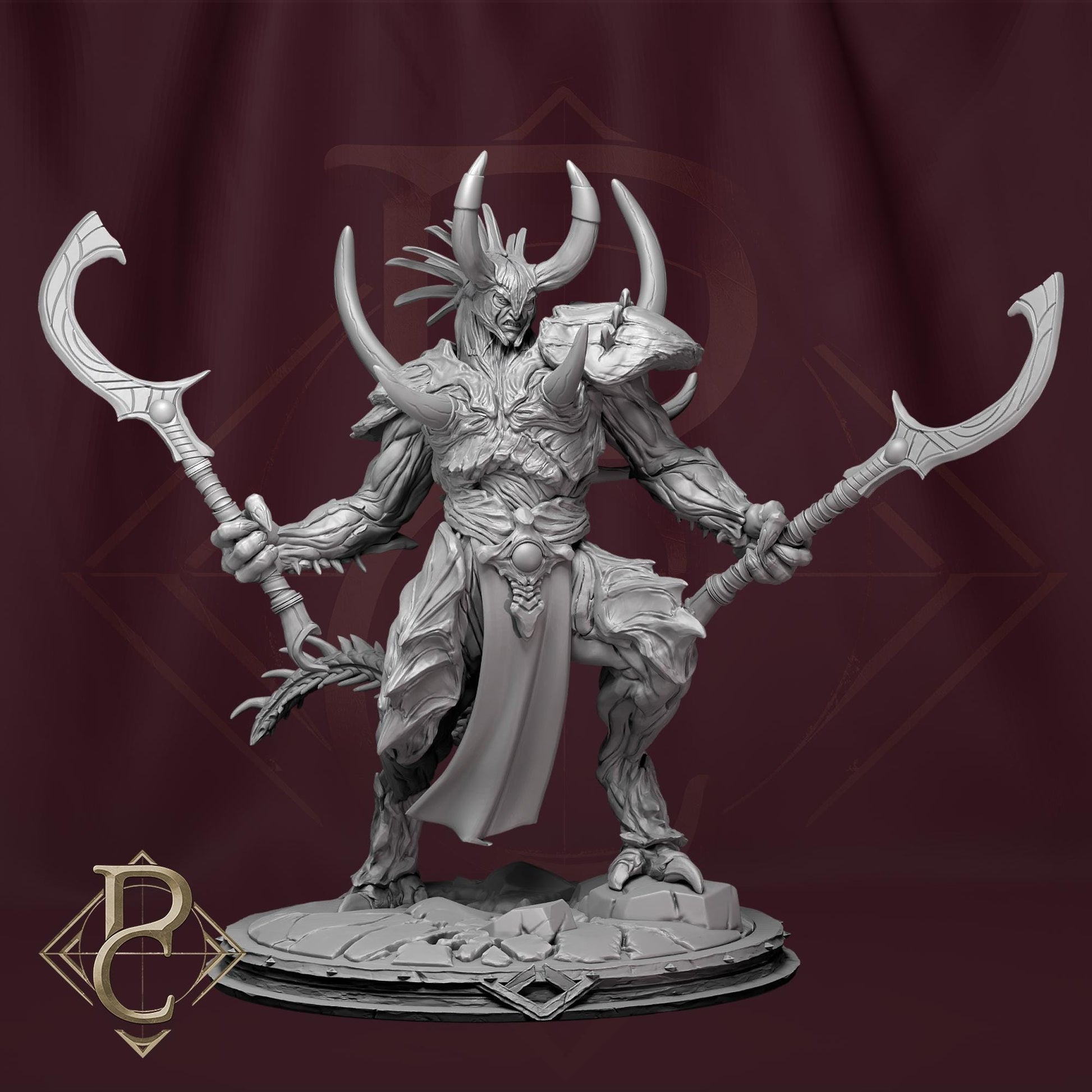 The Red Prince Miniature | Parasite Collectibles | Cult of Change | Fantasy Wargaming | 32mm Scale