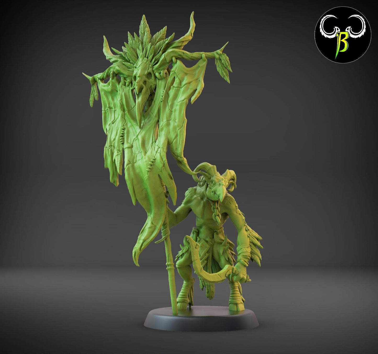 Avian Raider Squad Miniatures (w/ Bases) | Clay Beast Creations | Tabletop Wargaming | 32mm Scale |